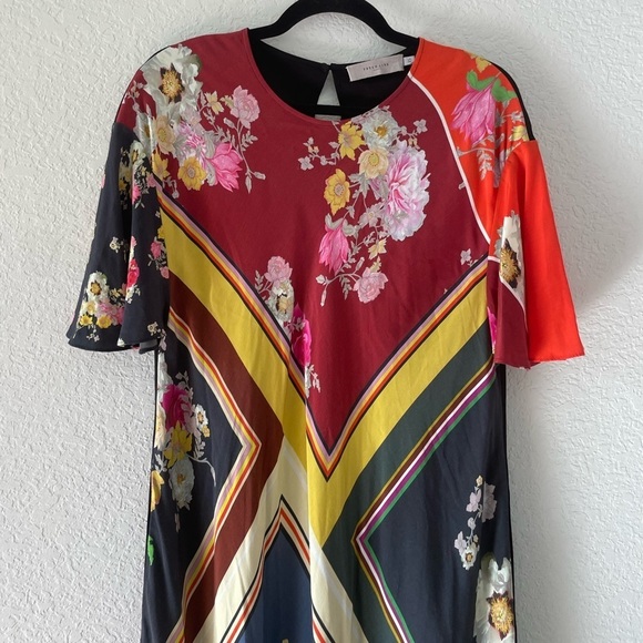 Preen Line Asymmetrical Midi Floral Dress Size XS - Picture 3 of 11